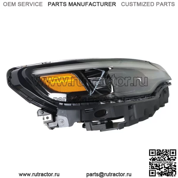 Фара передняя пассажирская для Jeep Cherokee 2019-2022 LED с черным корпусом балласта - Image 4