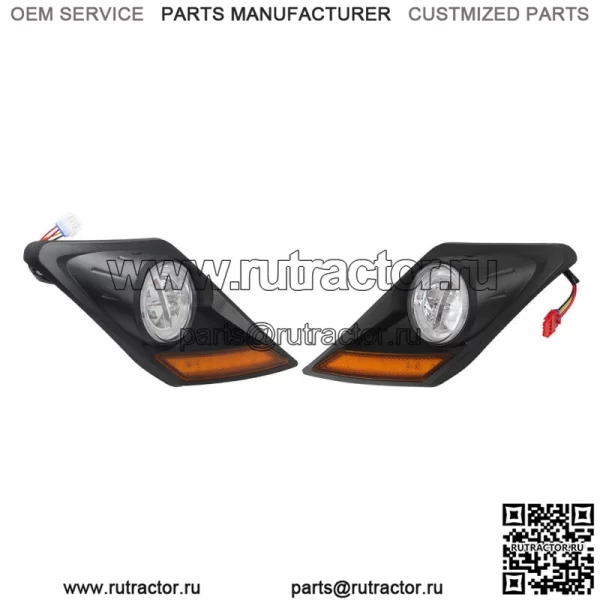 Подходит для Yamaha Drive2 Golf Cart LED Headlight Taillight Light Kit (2017-Up) - Image 4