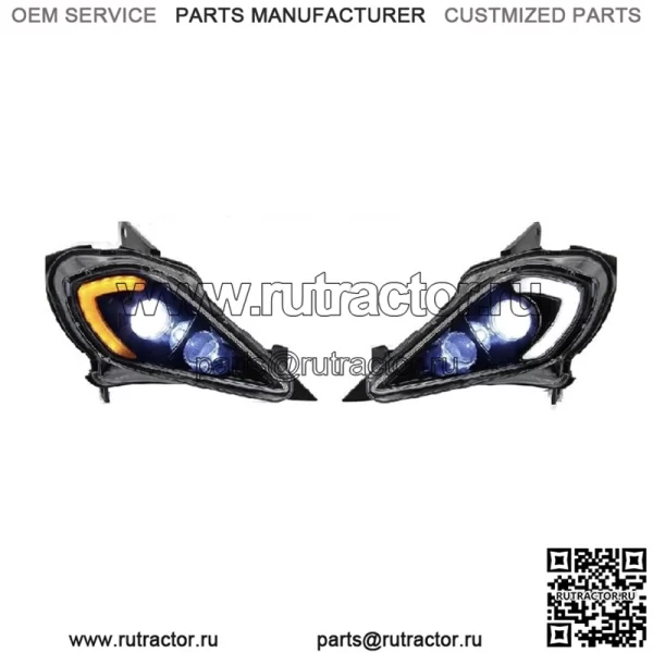 Комплект светодиодных фар. Подходит для: 2006 - 2024 YAMAHA YFZ 450 700R YFM 250 350 700 (для: более одного транспортного средства)