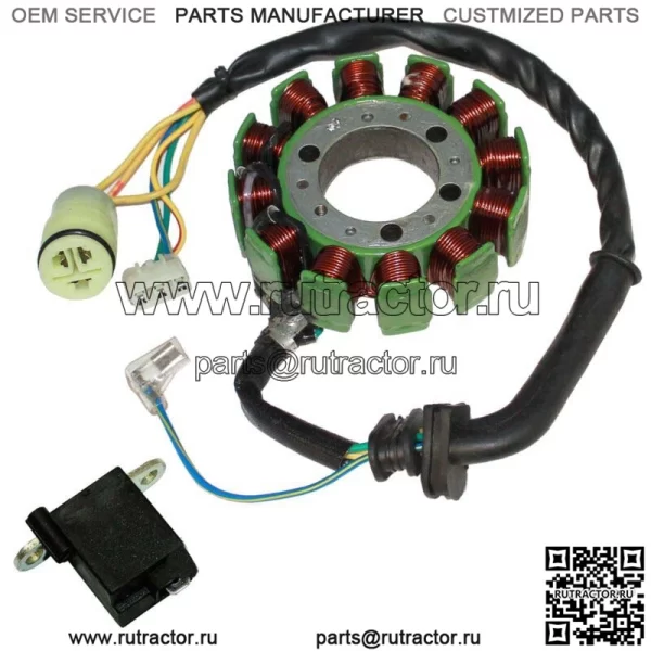 Статор и катушка звукоснимателя для Honda TRX300FW TRX-300FW Fourtrax 300 1988 1989-2000 (для: Honda)