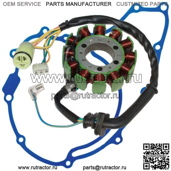 Статор и прокладка для Honda TRX300 TRX-300 Fourtrax 300 1992 1993-2000 **12 POL** (для: Honda)