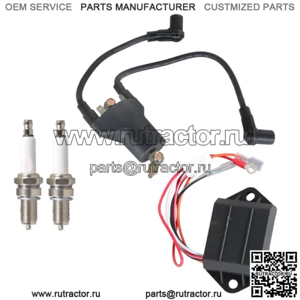 Для EZGO Golf Cart 4 Cycle Gas 1996-1998 Катушка зажигания CDI Ignitor AC Свеча зажигания - Image 2