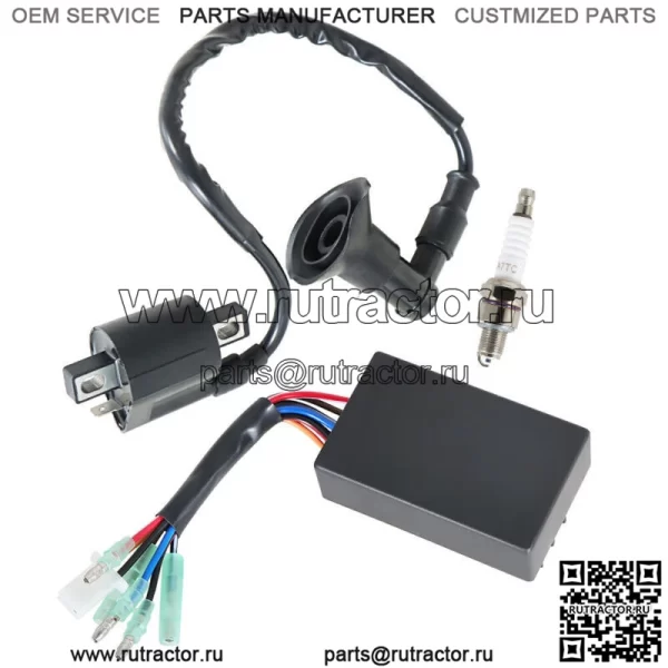 Подходит для Polaris Sportsman Predator 90 2003-2006 CDI BOX Катушка зажигания Свеча зажигания - Image 3