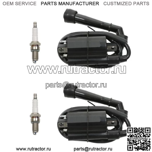2x свечи зажигания катушки зажигания для Suzuki Intruder VS700GL VS750GLP VS800GL 1986-04 - Image 3