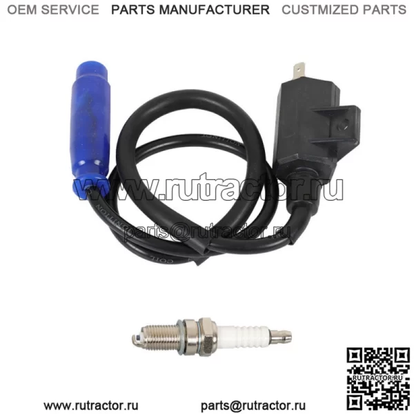 Катушка зажигания + свеча зажигания + колпачок для Kawasaki Prairie 700 KVF700 2004 2005 2006