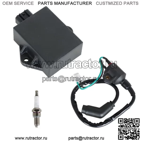 Для Polaris Sportsman HAWKEYE 300 2008-2011 Новая CDI BOX Катушка зажигания Свеча зажигания
