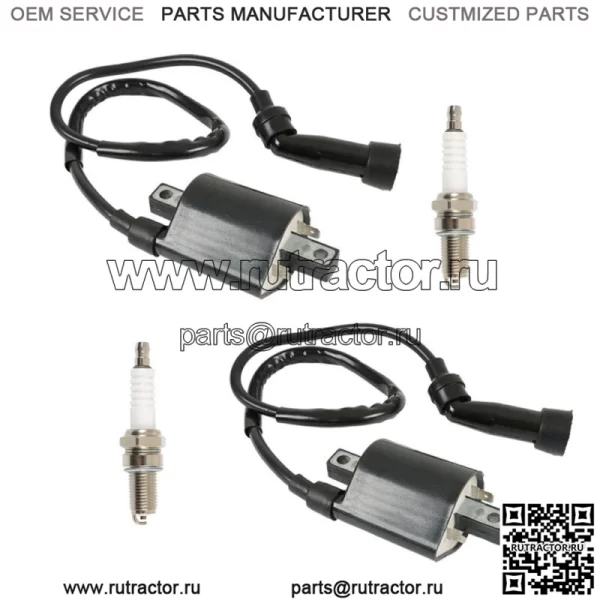 Для Suzuki INTRUDER VS1400 1987-2009 VL1500 98-04 2 x катушка зажигания и свеча зажигания - Image 2
