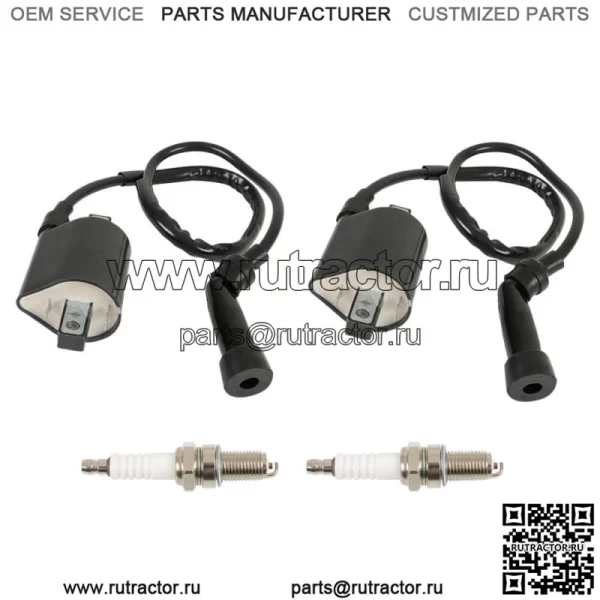Для Suzuki INTRUDER VS1400 1987-2009 VL1500 98-04 2 x катушка зажигания и свеча зажигания - Image 4