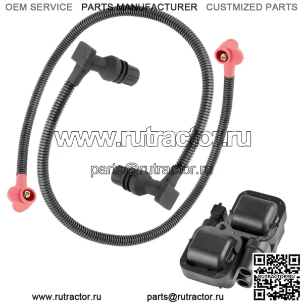 Подходит для Polaris Ranger XP 800 Катушка зажигания с проводом свечи зажигания 52, 59,3 см 4x4 2012