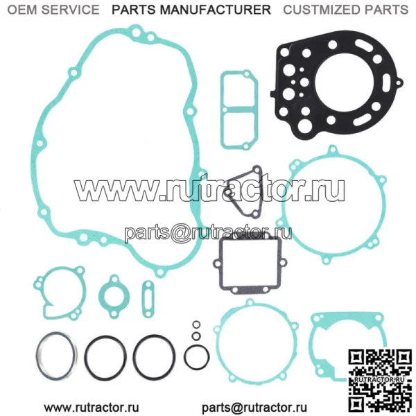 Новый полный комплект прокладок двигателя, подходящий для Kawasaki KDX200 1989-1994