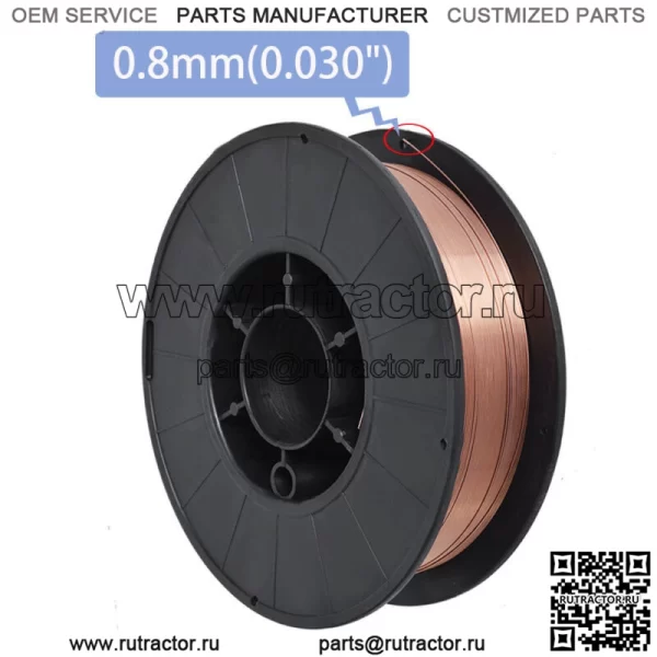 ER70S-6 .030" (0,8 мм) проволока для сварки MIG из мягкой стали, рулон 10 фунтов, 2 упаковки - Image 3