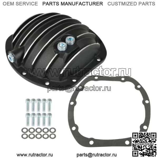Для Jeep Dana 25 27 30 10-болтовая крышка дифференциала с прокладкой и сливной пробкой сзади