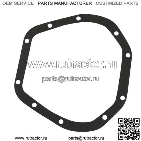 Для Dana 60 10-болтовая задняя алюминиевая крышка дифференциала с прокладкой сливной пробки - Image 3