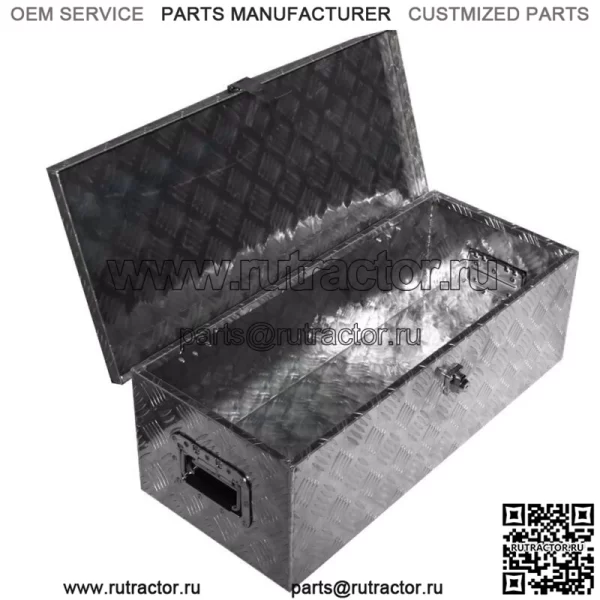 30" x 13" x 10" алюминиевый ящик для инструментов для пикапа кемпера с плоской платформой для автофургона - Image 3