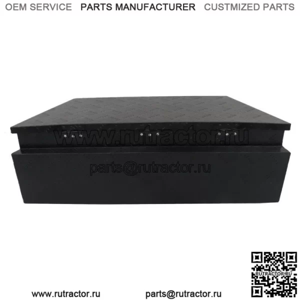 Ящик для инструментов из алюминиевого сплава размером 39" x 16,5" x 12" с одной распоркой, замком и ключами - Image 3