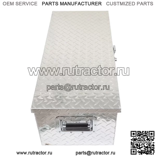 30" x 13" серебристый алюминиевый ящик для инструментов для хранения багажника автомобиля грузовика пикапа прицепа - Image 3