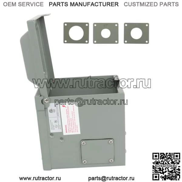 Для сварочного аппарата RV 50A NEMA 6-50R розетка 250 Вольт закрытая запираемая защита от непогоды