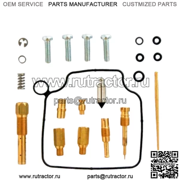 1999-04 Honda Carburetor Carb Repair Rebuild Kit trx400 trx 400 fourtrax foreman (для: Honda)