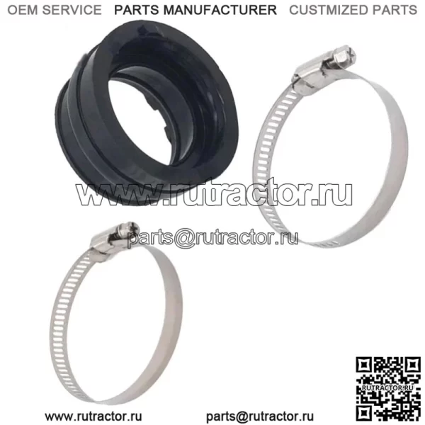 Подходит для Yamaha Rhino 660 YXR660 YXR 660 2004-2007 Чехол впускного коллектора карбюратора (подходит для: Yamaha Rhino 660)