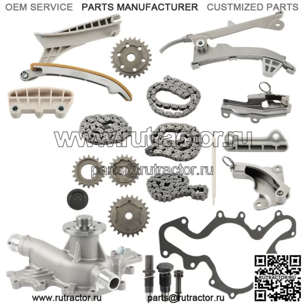 Для Ford Mazda Mercury SOHC V6 4.0L комплект цепи ГРМ с шестернями + комплект водяного насоса