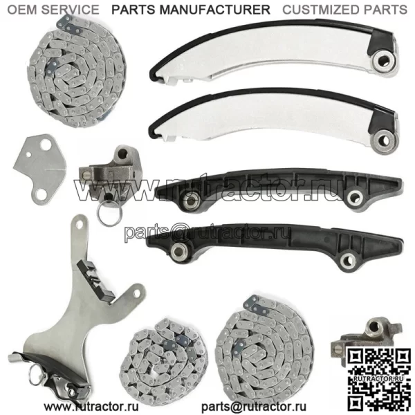 Для Chrysler Dodge 3.7 226 SOHC VIN K Комплект цепи ГРМ без шестерен 2002-2011