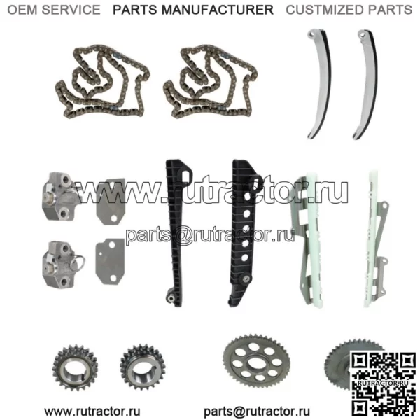 Комплект цепи ГРМ без шестерен для 1997-2004 Ford E-150 F-150 Lincoln Mercury 4.6