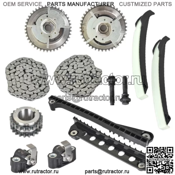 Подходит для 2004-2008 Ford F150 F250 Lincoln TRITON 3-клапанный 5.4L комплект цепи ГРМ
