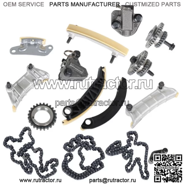 Для 07-15 3.6L 3.0L Cadillac Buick Chevy Saturn Pontiac DOHC комплект цепи ГРМ