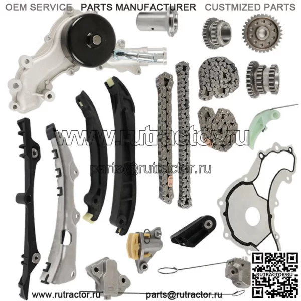 Комплект цепи ГРМ водяной насос для 11-15 Chrysler Dodge Jeep Ram Volkswagen 3.6L V6