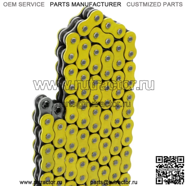 Желтая приводная цепь с уплотнительным кольцом для Bombardier Canam DS650 DS650X 2004 2005 2006 2007 - Image 3