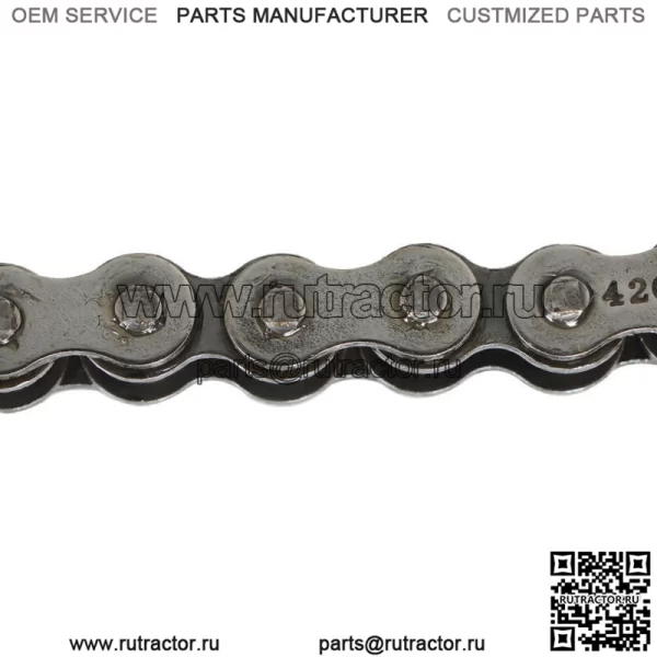 Цепь переднего промежуточного вала для мини-байка Coleman CT200U,CT200U-EX,BT200X #420 42L - Image 3