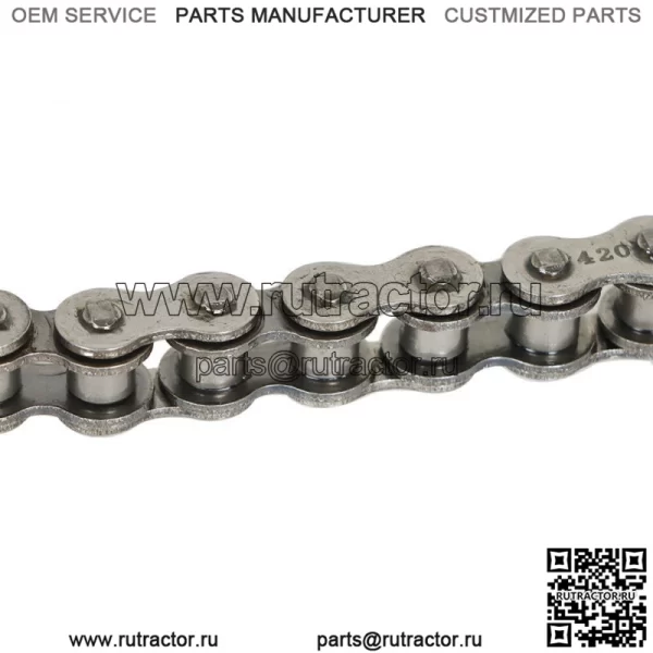 Цепь переднего промежуточного вала для мини-байка Coleman CT200U,CT200U-EX,BT200X #420 42L - Image 4