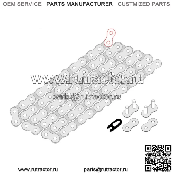 Синяя приводная цепь для Yamaha YZ250 YZ250F YZ250Fx YZ250X 1977-2018 - Image 2
