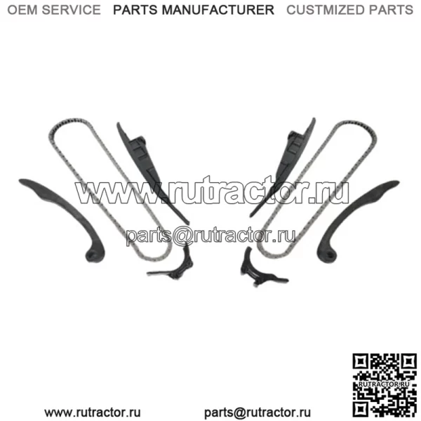Can Am 1000 1000R Комплект цепей ГРМ и направляющих цепей кулачков OEM Оригинальный комплект Can-am