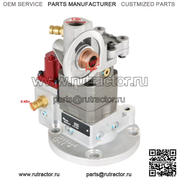 Топливный насос для двигателя Cummins N14, M11, QSM11 ISM11 с основанием - Image 3