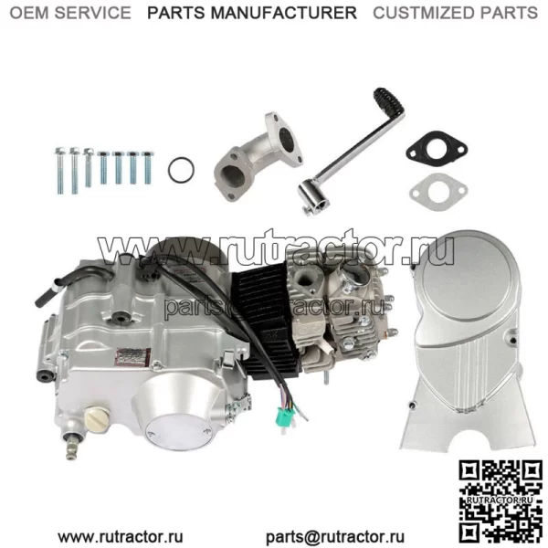 Для Honda CRF50F 4-тактный 125 куб.см двигатель мотоцикла одноцилиндровый серебристый