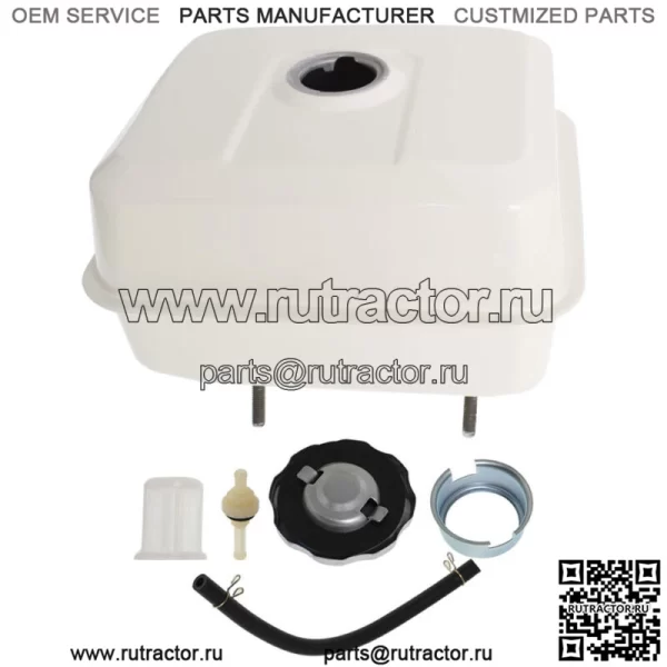 Для Honda GX340 11 л.с. GX390 13 л.с. Топливный бак хромированная крышка топливного бака топливный фильтр 6.4 л