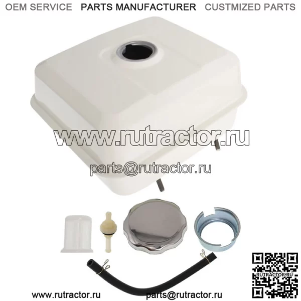 Для Honda GX340 11 л.с. GX390 13 л.с. Топливный бак хромированная крышка топливного бака топливный фильтр 6.4 л - Image 2