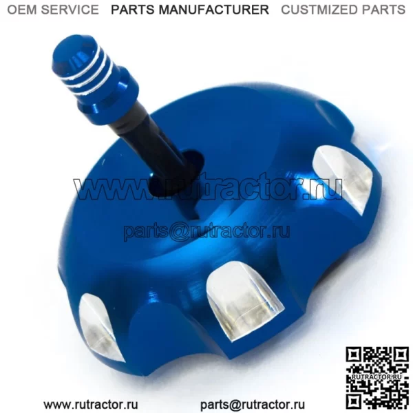 Крышка бензобака Yamaha 700 80 50 Billet  Blue 402 T6 L (для: более одного транспортного средства)