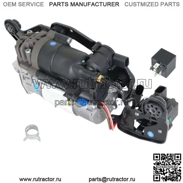 Для 2014-2018 BMW F15 X5 F16 X6 Компрессор пневматической подвески с блоком электромагнитных клапанов