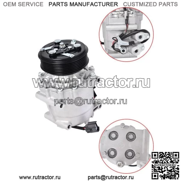 Компрессор кондиционера подходит для Honda Civic 2002 2003 2004 2005 L4 1.7L CO 4914AC - Image 4