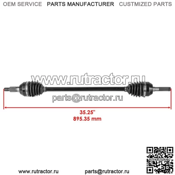 705402099 Передние оси CV для Can Am Maverick X3 Max Turbo R 2018 2020 левые/правые - Image 2