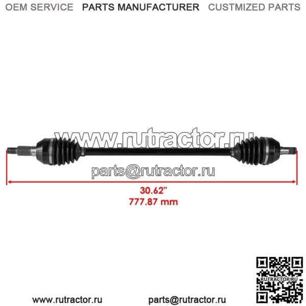 705402099 Передние оси CV для Can Am Maverick X3 Max Turbo R 2018 2020 левые/правые - Image 4