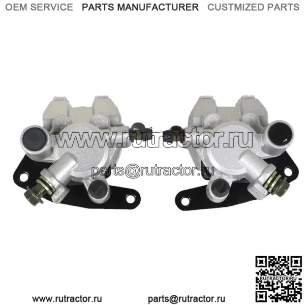 Передние тормозные суппорты + тормозные роторы для Yamaha Grizzly 350 YFM350G 2007-2012 НОВЫЕ - Image 3