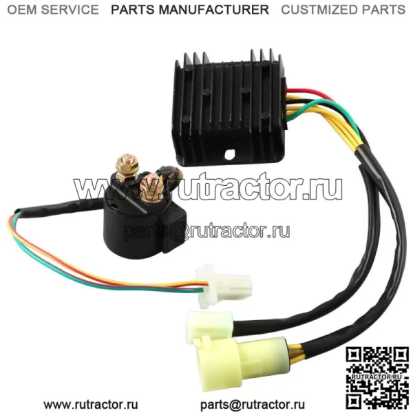 Регулятор выпрямитель реле стартера для Honda Fourtrax 300 TRX300 1988-1992 - Image 3