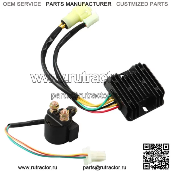 Регулятор выпрямитель реле стартера для Honda Fourtrax 300 TRX300 1988-1992 - Image 5