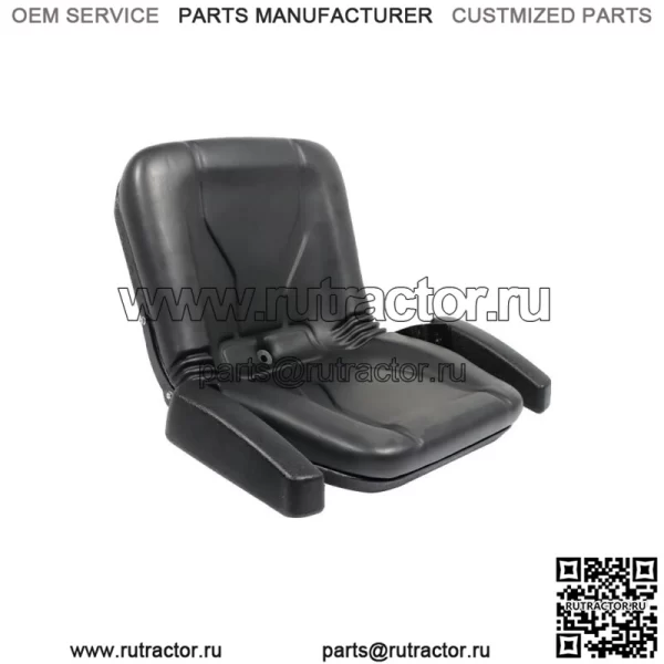 01004834 Черные подлокотники сиденья газонокосилки для Cub Cadet 757-04070 Dixie Chopper
