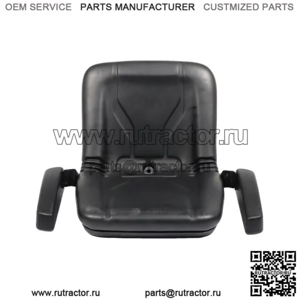 01004834 Черные подлокотники сиденья газонокосилки для Cub Cadet 757-04070 Dixie Chopper - Image 3