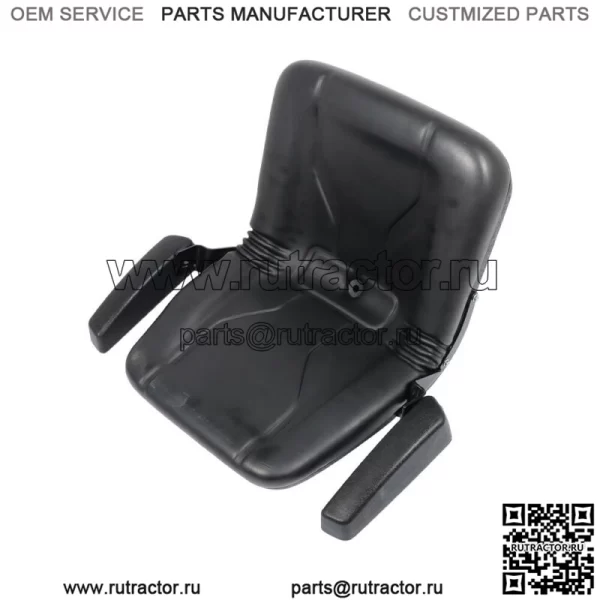 01004834 Черные подлокотники сиденья газонокосилки для Cub Cadet 757-04070 Dixie Chopper - Image 4