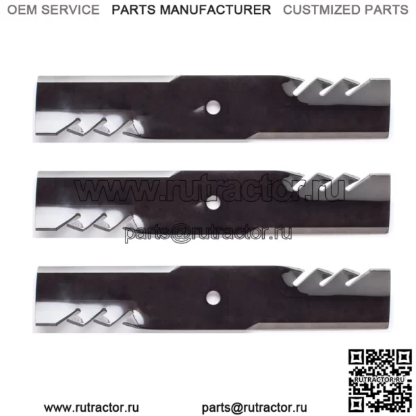 3PK Oregon G5 Gator Blade для 48" Ariens Ikon 918003, 09659000, 70731900